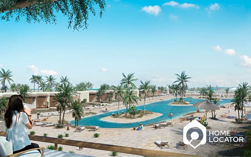 شاليه للبيع في هاسيندا ووترز الساحل الشمالي 73 م² غرفة واحدة بسعر 12.9 مليون، صورة مصغّرة رقم 1